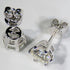 MJ-51 D Color Moissanite Lab Diamond Stud Earring For Women 925 Sterling Silver Wedding Engagement Ear Studs Jewelry